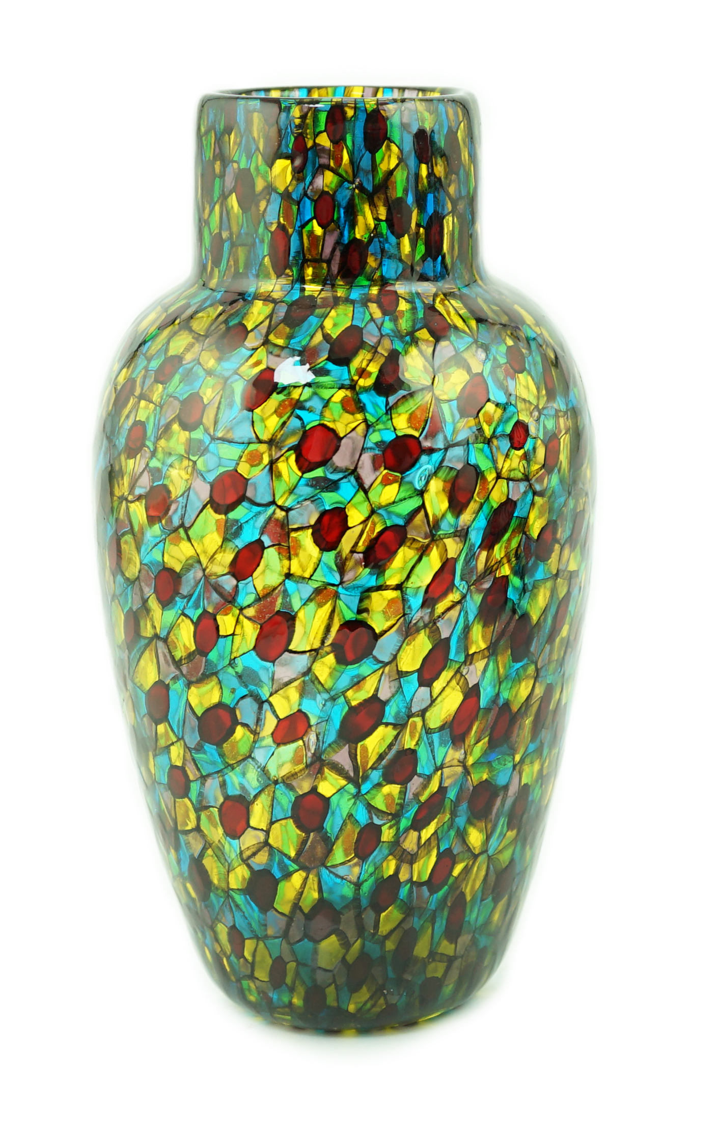 Vittorio Ferro (1932-2012), a Murano glass Murrine vase